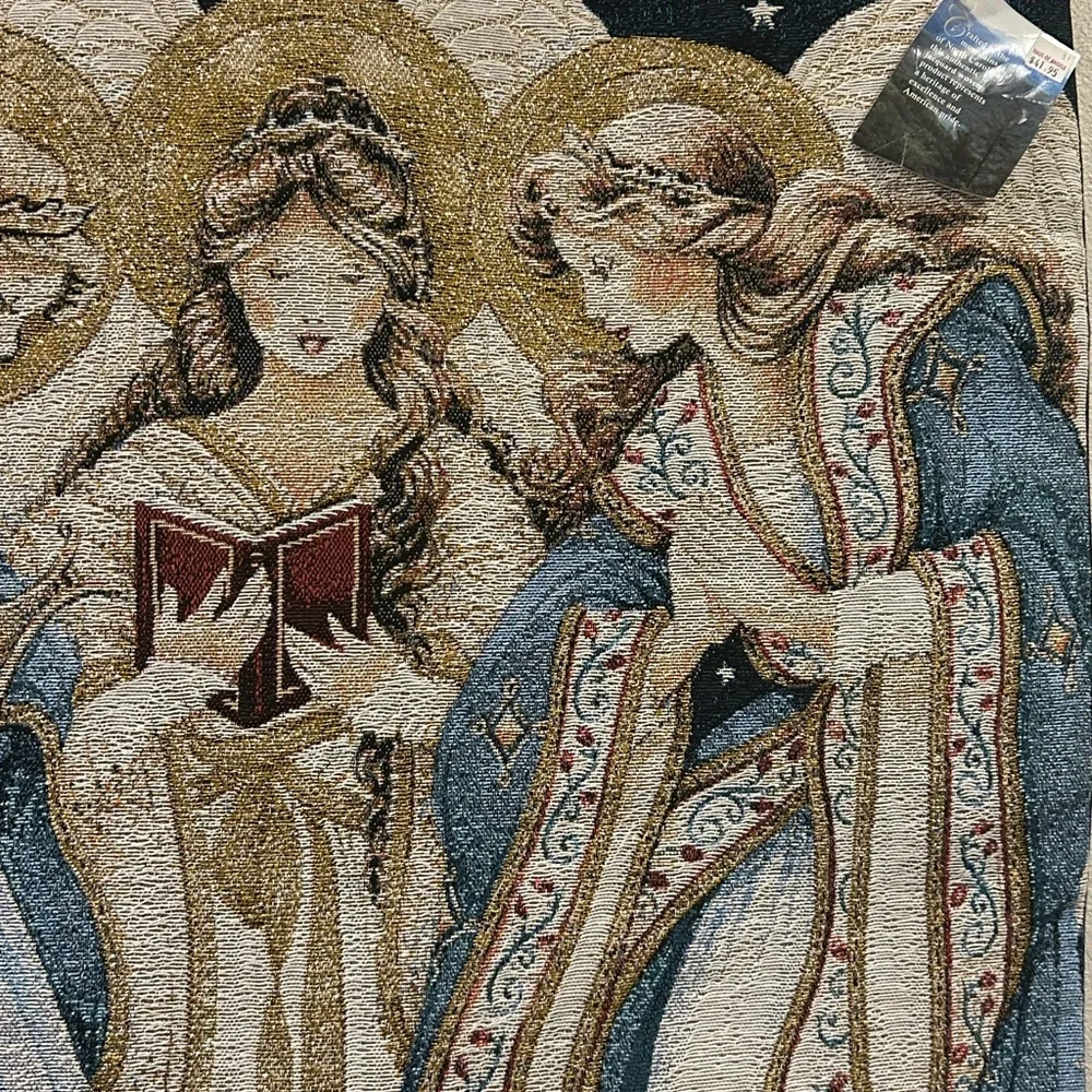 Elegant Angel Tapestry Wall Hanging